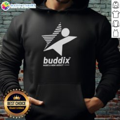 Official Buddix Make A New Addict Hoodie in stylish design, perfect for casual wear and street fashion enthusiasts.