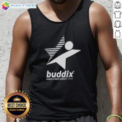 Official Buddix Make A New Addict Tank Top in vibrant colors, perfect for casual summer outfits and trendy streetwear.