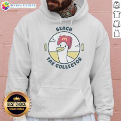 Alt Text: Official Seagull Beach Tax Collector Hoodie featuring a stylish design and vibrant colors for beach lovers.