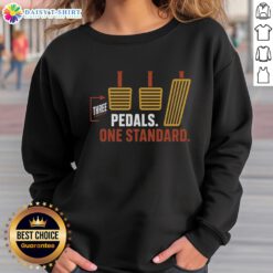 Alt Text: Official Three Pedals One Standard Sweatshirt in casual style, perfect for music lovers and everyday wear.