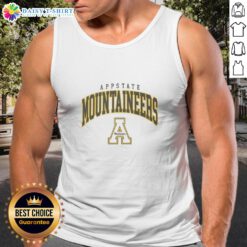 Original Appalachian State Mountaineers classic logo tank top featuring bold graphics and comfortable fit for fans.