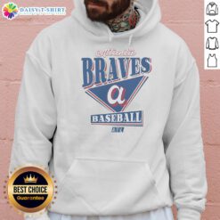 Alt Text: Original Arizona Diamondbacks 2026 Atlanta Baseball retro logo hoodie featuring vibrant design and comfortable fit.