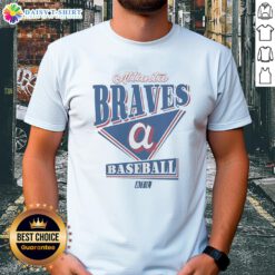 Original Arizona Diamondbacks 2026 Atlanta Baseball retro logo T-shirt featuring vibrant colors and classic design.