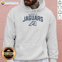 Original Augusta Jaguars classic logo hoodie featuring a bold design and vibrant colors, perfect for fans and collectors.