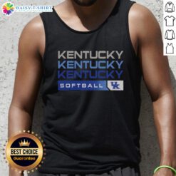 Original Kentucky Wildcats college softball hype tank top featuring bold team graphics and a stylish design for fans.