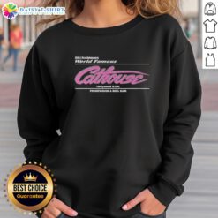 Alt Text: Original Riki Rachtman's World Famous Cathouse Hollywood USA sweatshirt, a must-have for rock and roll enthusiasts.