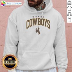 Original Wyoming Cowboys Classic Logo Hoodie featuring bold team colors and iconic logo, perfect for fans and collectors.