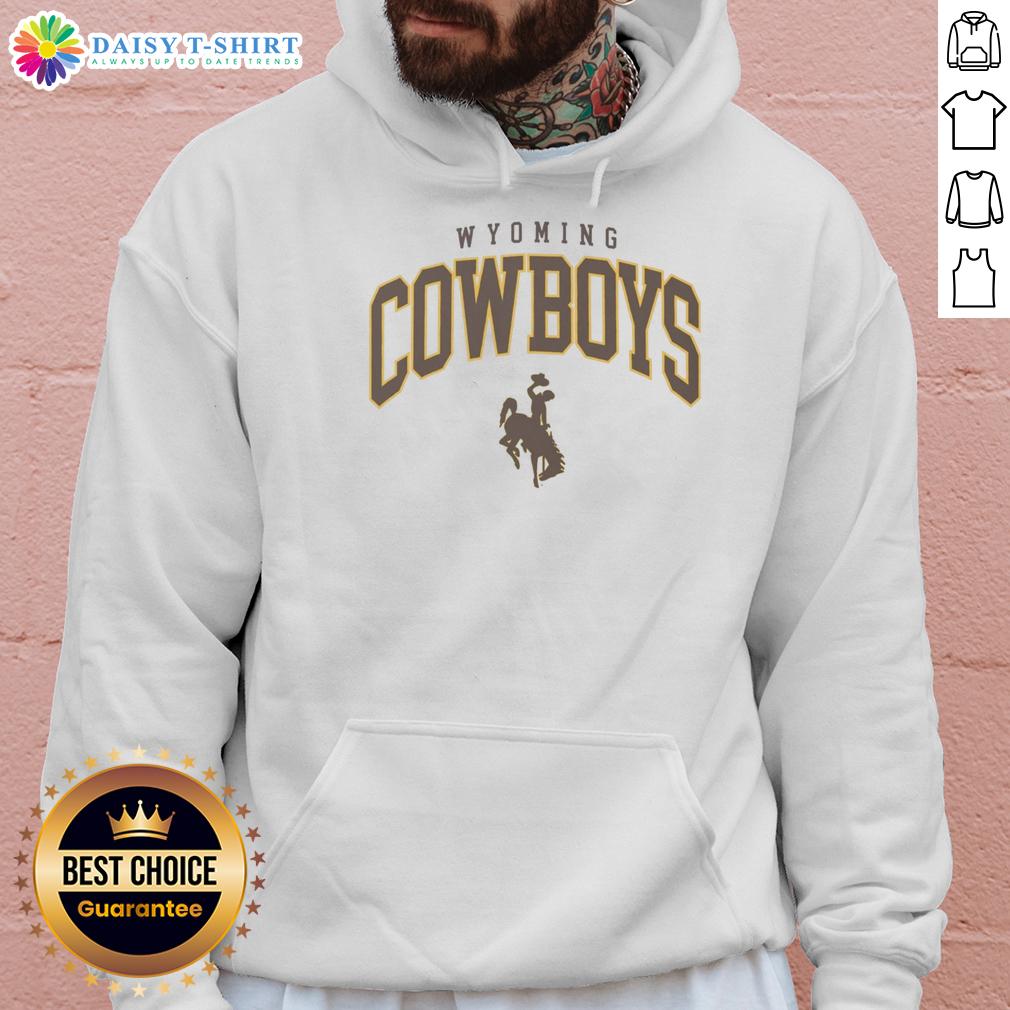 Original Wyoming Cowboys Classic Logo Hoodie featuring bold team colors and iconic logo, perfect for fans and collectors.