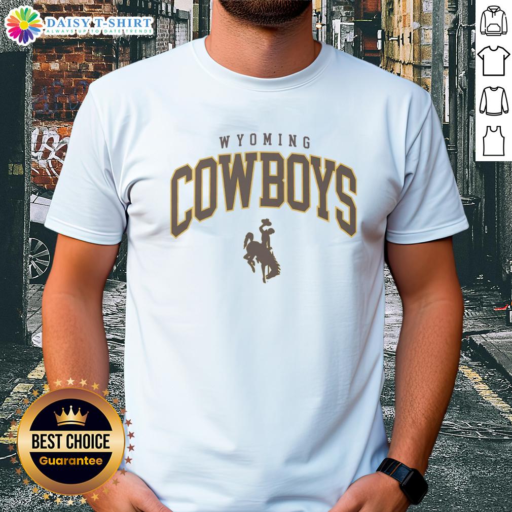 Original Wyoming Cowboys Classic Logo T-Shirt featuring iconic team logo on a stylish, comfortable design.