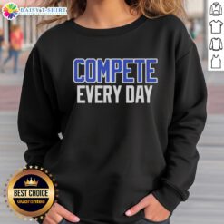 Premium Cowboys Compete Every Day Sweatshirt in vibrant colors, perfect for casual wear and showcasing your cowboy spirit.