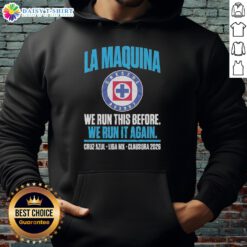 Premium Cruz Azul La Maquina Semifinals Liga MX Clausura 2026 hoodie, showcasing team colors and logo in stylish design.