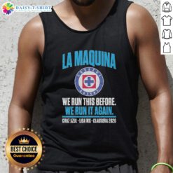 Premium Cruz Azul La Maquina tank top for Liga MX Clausura 2026 semifinals, showcasing team pride and style.