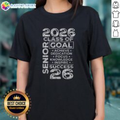 Premium Graduation 2026 Ladies Tee featuring a stylish design perfect for celebrating your graduation day.