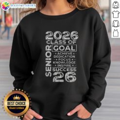 Premium Graduation 2026 Sweatshirt in navy blue, featuring bold lettering and a comfortable fit for celebrating achievements.