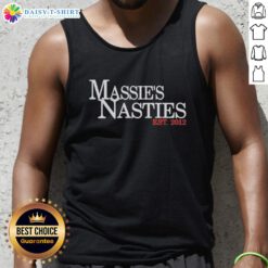 Premium Massies Masties Est 2012 tank top in stylish design, perfect for casual wear and summer outfits.