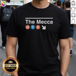Premium The Mecca New York Knicks NYK T-Shirt featuring bold team graphics and comfortable fit for fans.