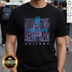 Pretty Arizona Diamondbacks 2026 City Connect Boxy T-Shirt featuring vibrant team colors and stylish design.