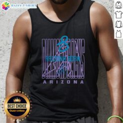 Pretty Arizona Diamondbacks 2026 City Connect boxy tank top featuring vibrant team colors and stylish design.