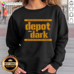 Pretty Steelers Depot Official Depot After Dark Sweatshirt featuring stylish design perfect for Steelers fans.