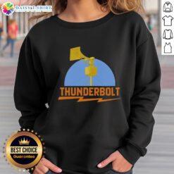 Top Thunderbolt Civil Defense Siren Lightning Bolt Sweatshirt featuring a bold design and comfortable fit for casual wear.
