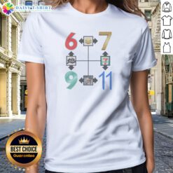 Awesome 6 7 69 911 Ladies Shirt