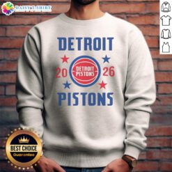 Awesome Detroit Pistons NBA 2026 Team Star Logo Sweashirt