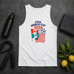 Awesome FIFA World Cup 2026 Canada Mexico United States Soccer Tank Top