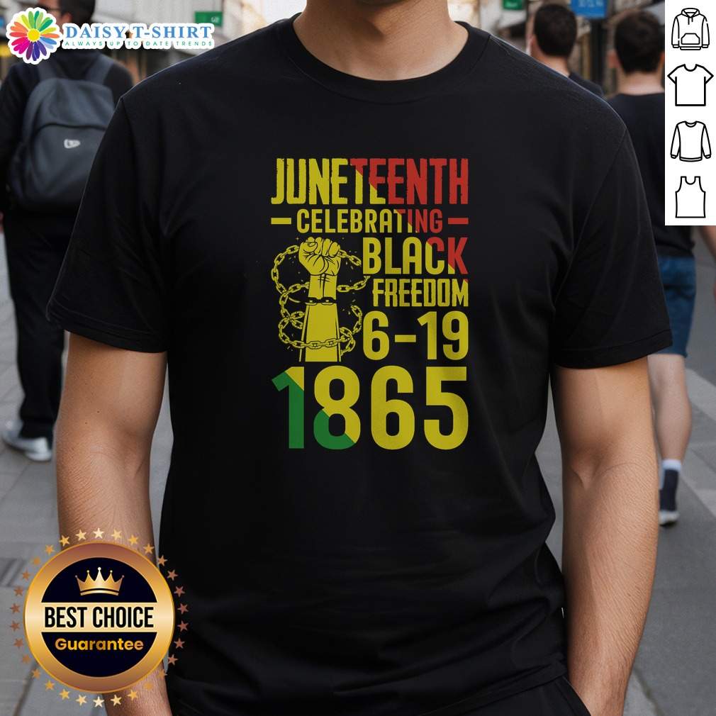 Awesome Juneteenth Celebrating Black Freedom 6 19 1865 Shirt on Classic Shirt Awesome Juneteenth Celebrating Black Freedom 6 19 1865 Shirt shown as a classic shirt preview