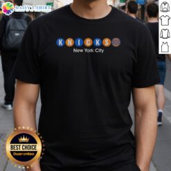 Awesome Knicks New York City Subway Logo NBA Basketball Team Shirt featuring bold graphic on a comfortable short-sleeve cotton tee