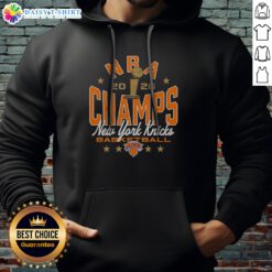 Awesome New York Knicks 2026 NBA Champions Basketball Fan Hoodie in blue with team logo and championship text