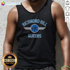 Awesome Richmond Hill NYC Queens Emblem Wings Design Graphic Tank Top featuring unique wing graphics.