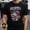 Awesome Snoopy X Outback Fourth Of July American 250 Years 1776 2026 Fireworks Shirt displayed on a vibrant background