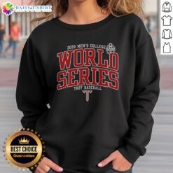 Awesome Troy Trojans Mens College World Series 2026 Logo Sweatshirt in charcoal grey with front graphic print