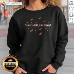 Funny Fish WHO Would Jesus Bomb Sweashirt