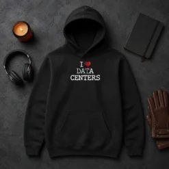 Funny I Love Data Centers Server Room IT Professional Hoodie