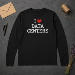 Funny I Love Data Centers Server Room IT Professional Long Sleeve Shirt