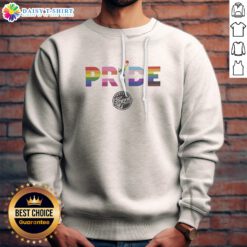 Funny Indiana Fever 2026 WNBA Pride LGBT Pattern Flag Sweatshirt displayed on a neutral background