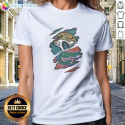 Funny Jacksonville Jaguars Florida Gators NFL College Football Ladies Shirt in vibrant colors and soft fabric.
