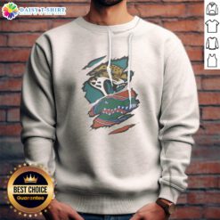 Funny Jacksonville Jaguars Florida Gators NFL College Football Sweashirt featuring vibrant team colors and playful graphics.