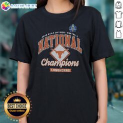 Funny Texas Longhorns 2026 NCAA Division I Softball National Champions Ladies Shirt featuring a vibrant design.