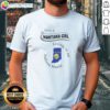 Funny To Just A Montana Girl Living In An Indiana World Montana Indiana State Shirt on a white background, casual short sleeve tee