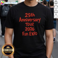 Good 25th Anniversary Tour 2026 Fan Expo Shirt featuring a vibrant design for fans