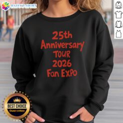 Good 25th Anniversary Tour 2026 Fan Expo Sweatshirt in a cozy, casual style