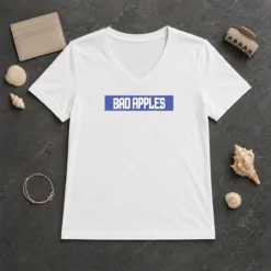Good Bad Apples Od Stripe V-Neck Shirt