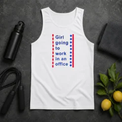 Good Girl Going To Work In An Office Minimalist Career Lifestyle Humor Tank Top