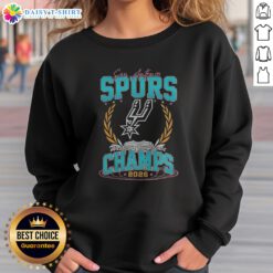 Good San Antonio Spurs Western Conference Champs 2026 NBA Basketball Championship Sweatshirt featuring bold team graphics