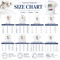 Size chart for Good Snoopy Belle Peanuts Raising My Dad Is So Hard He Does Not Listen with measurements in inches and cm