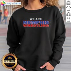 Hot Memphis Wrestling We Are Memphis Wrestling Official Logo Graphic Sweatshirt in vibrant colors