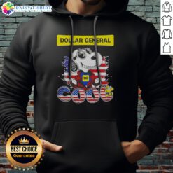 Hot Snoopy Woodstock Peanuts Dollar General Dg Cool Hoodie featuring iconic characters in vibrant colors.