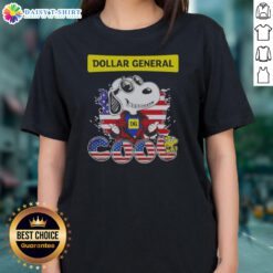 Hot Snoopy Woodstock Peanuts Dollar General Dg Cool Ladies Shirt featuring vibrant graphics and a comfortable fit.